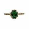 Emerald and Diamond Ring