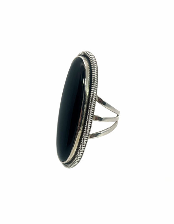 Oval Onyx Ring - Image 2