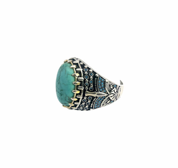 Sterling Silver Turquoise Ring - Image 2