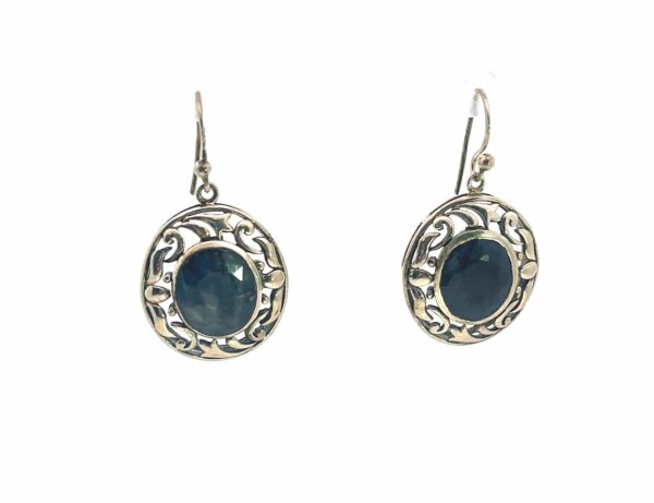 Sillimanite Filigree Sterling Earrings