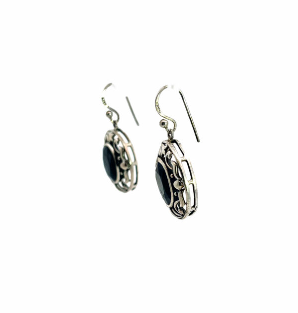 Sillimanite Filigree Sterling Earrings - Image 3