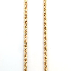 10K Gold Rope Chain 22"