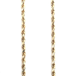10K Gold Rope Chain 18"