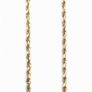10K Gold Rope Chain 18"
