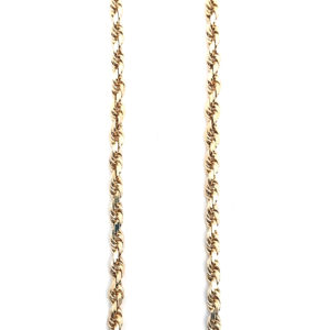 10K Gold Rope Chain 22"