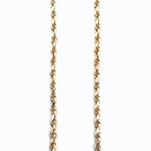 10K Gold Rope Chain 22"