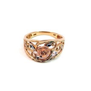 10K Tri Gold Ring