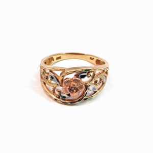 10K Tri Gold Ring