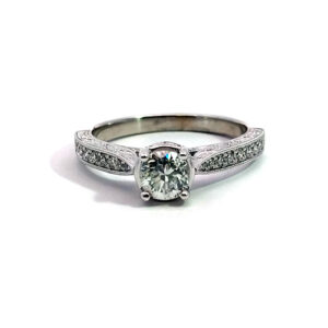 0.57/0.82 CTW Diamond Engagement Ring