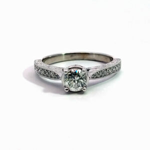 0.57/0.82 CTW Diamond Engagement Ring