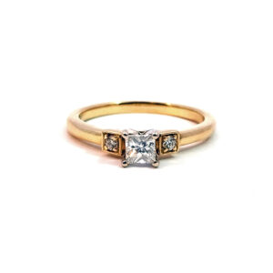 0.23/0.28 CTW Diamond Engagement Ring