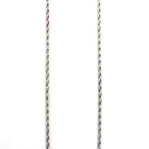 14K White Gold Spiga Chain 20"