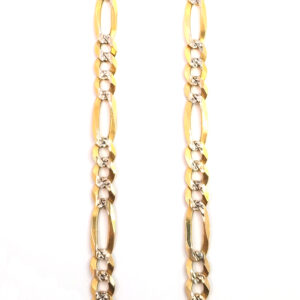 14K Gold Figaro Chain 24"