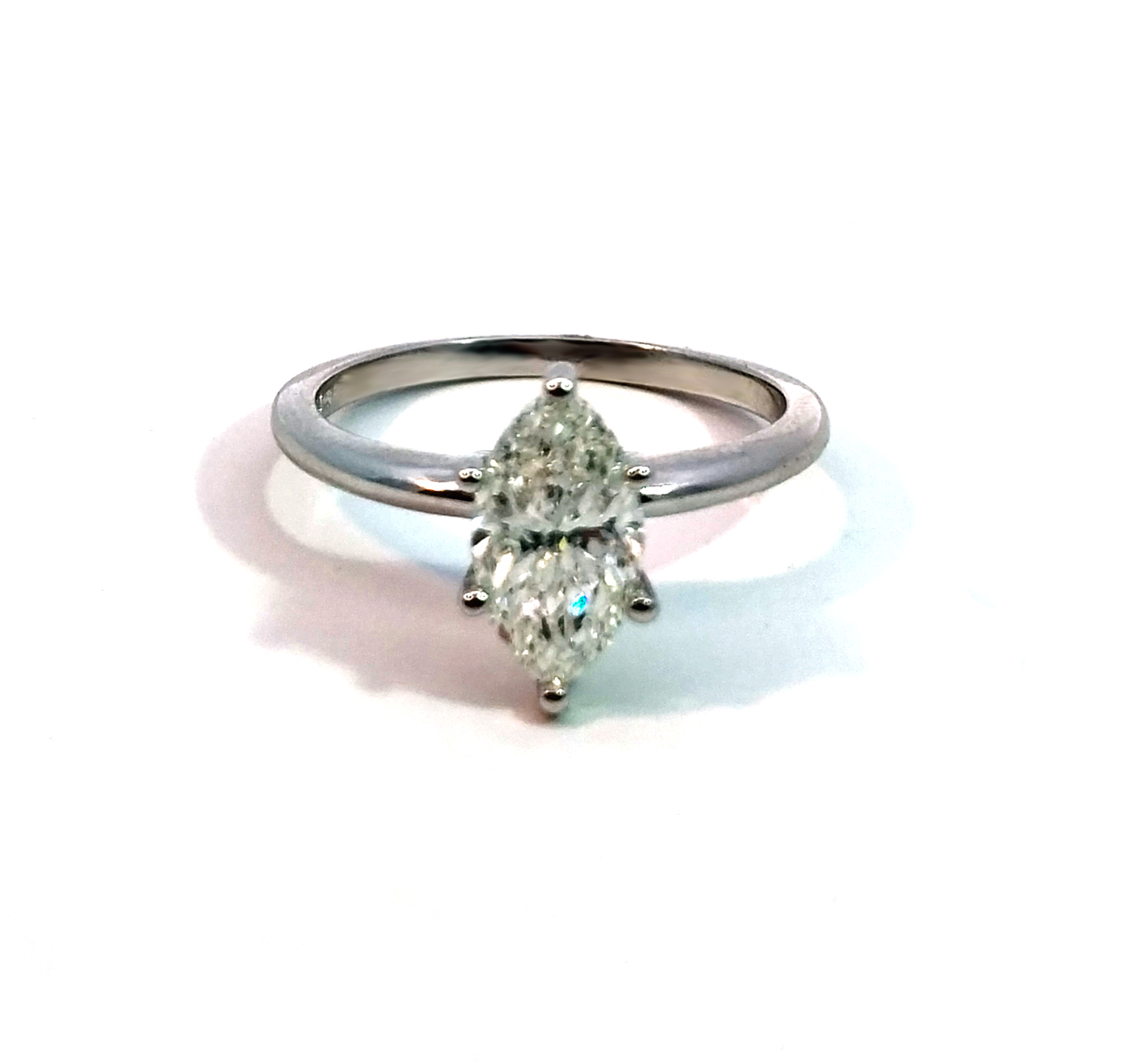 GIA 1.43 CT Diamond Solitaire Engagement Ring