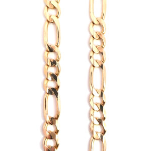 10K Gold Figaro Chain 22"