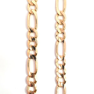 10K Gold Figaro Chain 22"