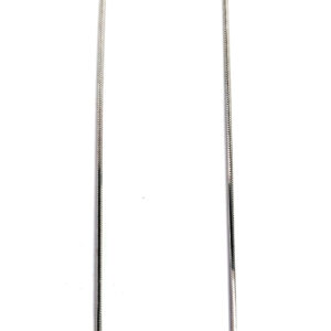 14K White Gold Snake Chain 24"