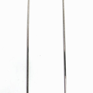 14K White Gold Snake Chain 24"
