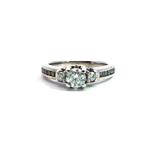 0.43/0.62 CTW Diamond Engagement Ring