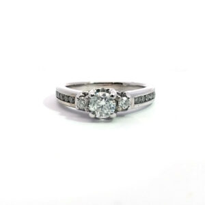 0.43/0.62 CTW Diamond Engagement Ring