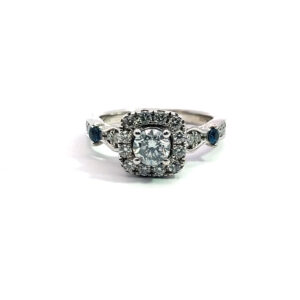 0.38/0.75 CTW Diamond Engagement Ring