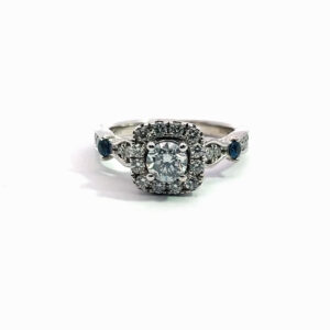 0.38/0.75 CTW Diamond Engagement Ring