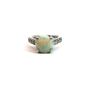 14K Gold Opal Ring