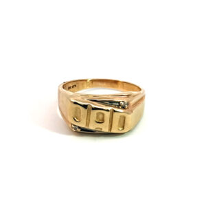 10K Gold "DAD" Ring