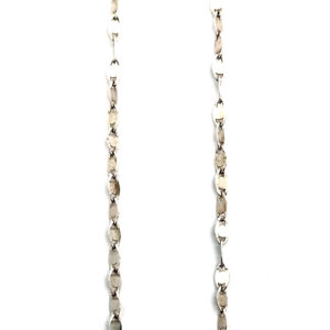 Sterling Silver Glitter Chain 16"