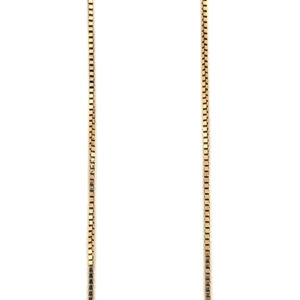 14K Gold Box Chain 16"