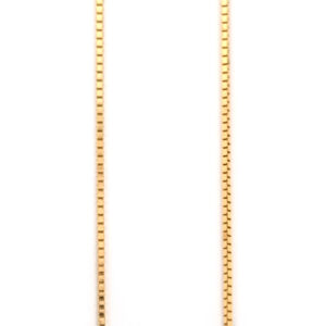 14K Gold Box Chain 20"