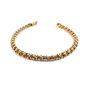 10K Gold Diamond Tennis Bracelet
