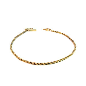 14K Gold Rope Bracelet