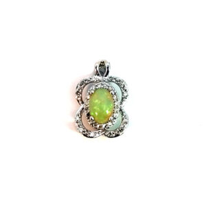 14K Gold Opal Pendant